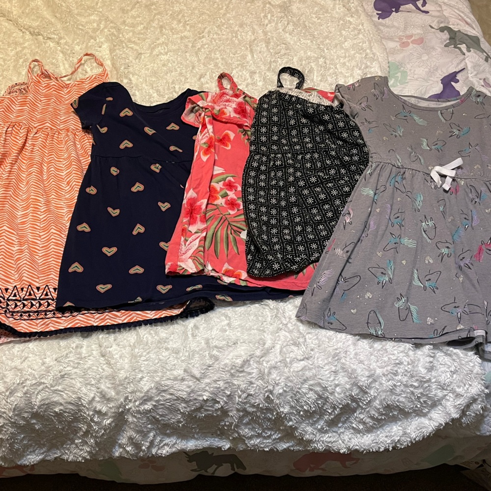 Bundle 4T Girls Dress Old Navy, Crazy 8, Gymboree, Jumping Beans, Cat & Jack.